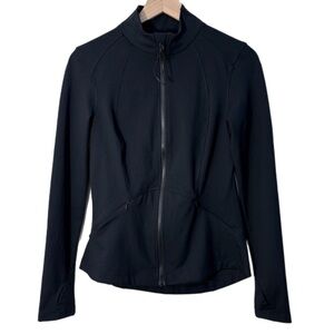 Spyder Women's Black Activewear Zip Jacket Black Yoga Hiking Jogging